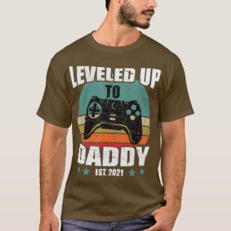T-shirt Les Hommes Promus À Papa Drôle Élevé À Papa