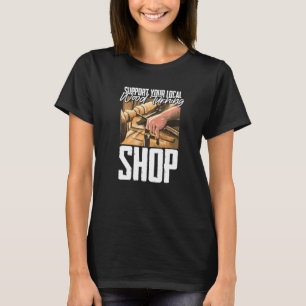 T-shirt Les Hommes Reculent Ou Je Te Transforme En Bois