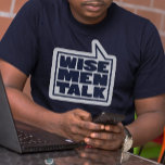 T-shirt "Les hommes sages parlent" citation de mens sur t-<br><div class="desc">Parfois, la chose la plus difficile dans les sentiments est de les partager avec les autres. Certains hommes trouvent cela particulièrement difficile. Partagez vos sentiments vous aide à vous rapprocher des personnes qui vous tiennent à coeur et qui s'intéresse à vous en plus il soulage votre stress et votre tension....</div>