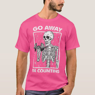 T-shirt Les hommes s'en vont Je compte le poids amusant Li