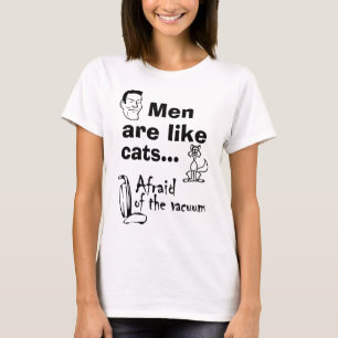 T-shirt Les hommes sont comme des chats