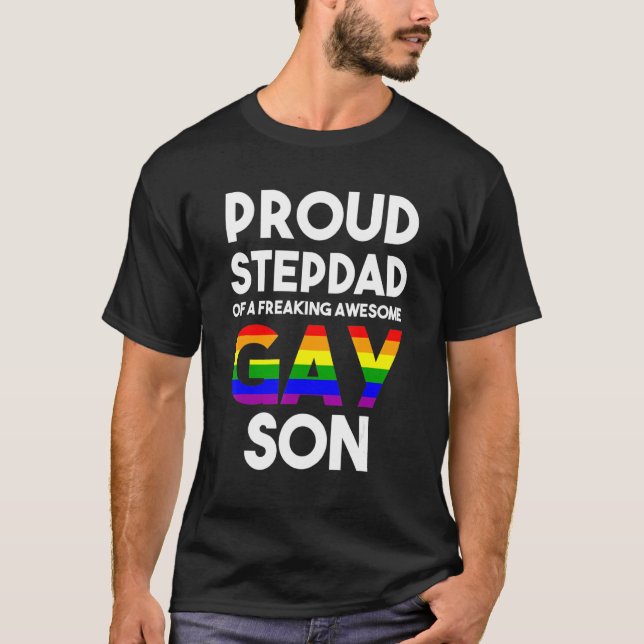 T-shirt Les Hommes Sortent Gay pride Fier Ally Fier S (Devant)
