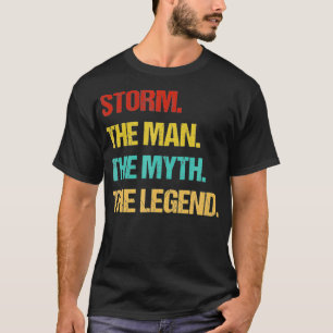 T-shirt Les hommes tempèrent l'homme le mythe la légende