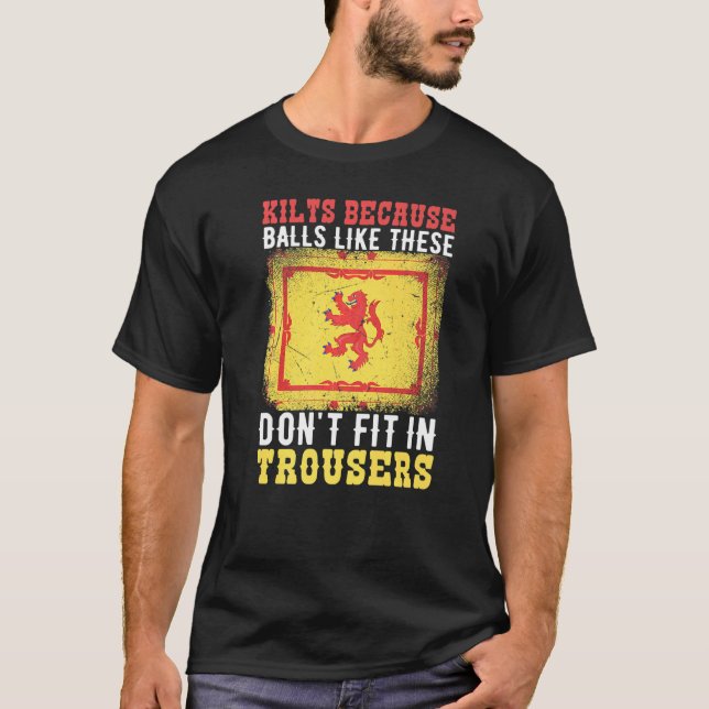 T-shirt Les Hommes Tuent Parce Que Des Boules Comme Celles (Devant)