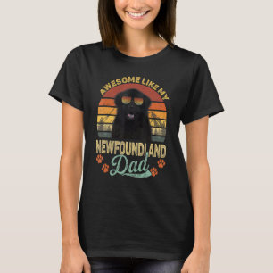 T-shirt Les Hommes Vintage génial Comme Mon Papa Chien Ter