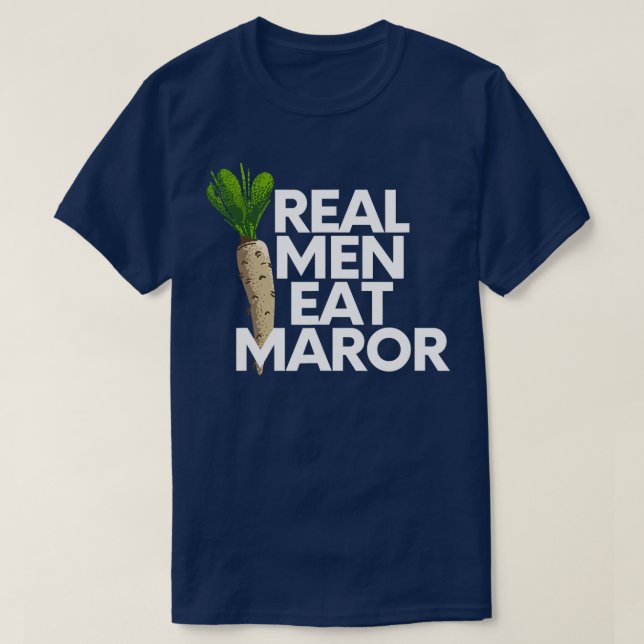 T-shirt Les hommes vrais Mangent Maror Drôle Passover Pesa (Design devant)
