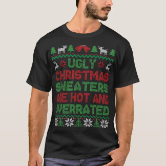 T-shirt Les horribles pulls de Noël sont tendance et sures