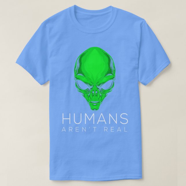 T-shirt Les humains sont réels (Design devant)