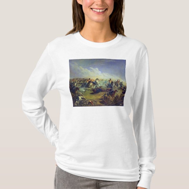 T-shirt Les hussards de garde attaquant près de Varsovie (Devant)