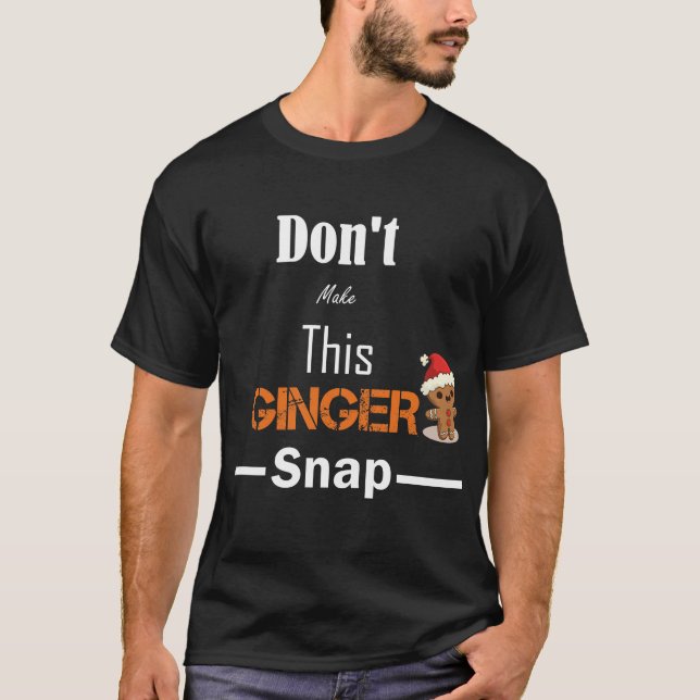 T-SHIRT LES IDÉES DE GINGER CHRISTMAS OFFRENT UNE COUPE DE (Devant)