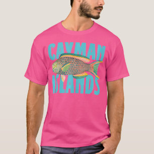T-shirt Les îles Caïmans Poissons Perroquets Plongée sous-