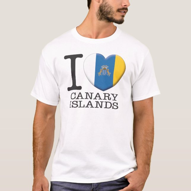 T-shirt Les Îles Canaries (Devant)