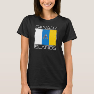 T-SHIRT LES ÎLES CANARIES INSCRIVENT LES CANARIES MACARONÉ