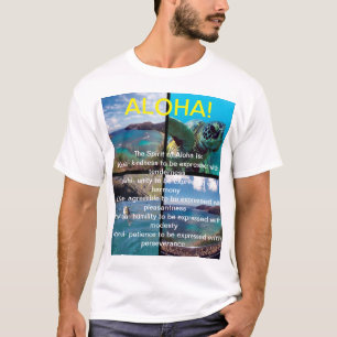 T-shirt Les îles d'Hawaï Aloha