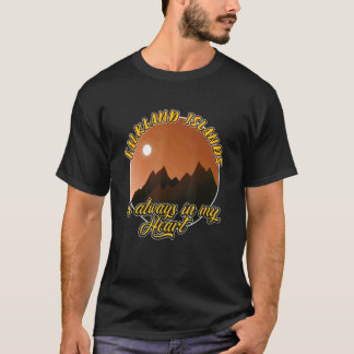 T-shirt Les Îles Falkland Sont Toujours Dans Mon Coeur