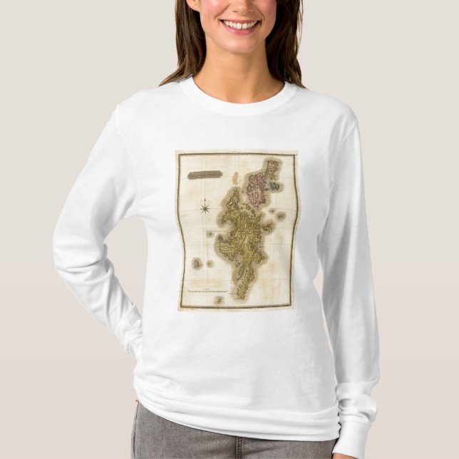 T-shirt Les Îles Shetland (Devant)