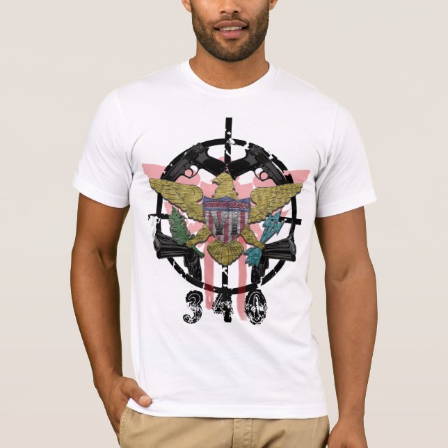 T-shirt Les Îles Vierges massives (Devant)