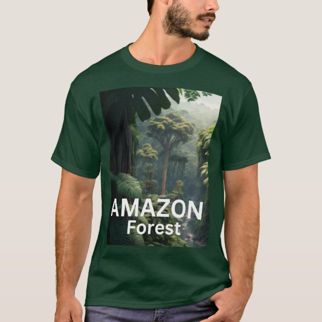 T-shirt Les incendies de forêt amazonienne - Un désastre é (Devant)