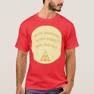 T-shirt Les Indiens d'Amérique terre arrière