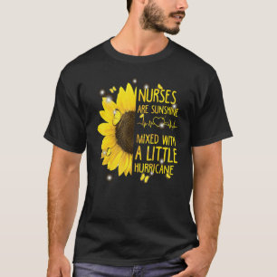 T-shirt Les infirmières sont du soleil mêlé à un peu d'our