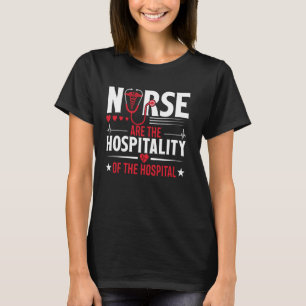 T-shirt Les Infirmières Sont L'Accueil De L'Hôpital