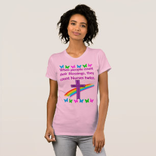 T-SHIRT LES INFIRMIÈRES SONT UNE BÉNÉDICTION