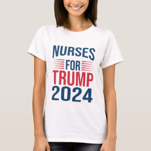 T-shirt Les Infirmières Soutiennent Trump 2024 Infirmières