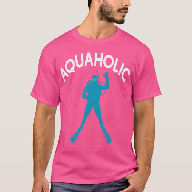 T-shirt Les instructeurs de plongée sous-marine aquholique (Devant)