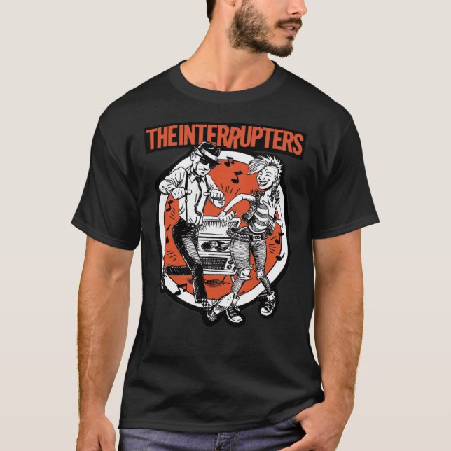 T-shirt les int3rupt3rs vintage (Devant)