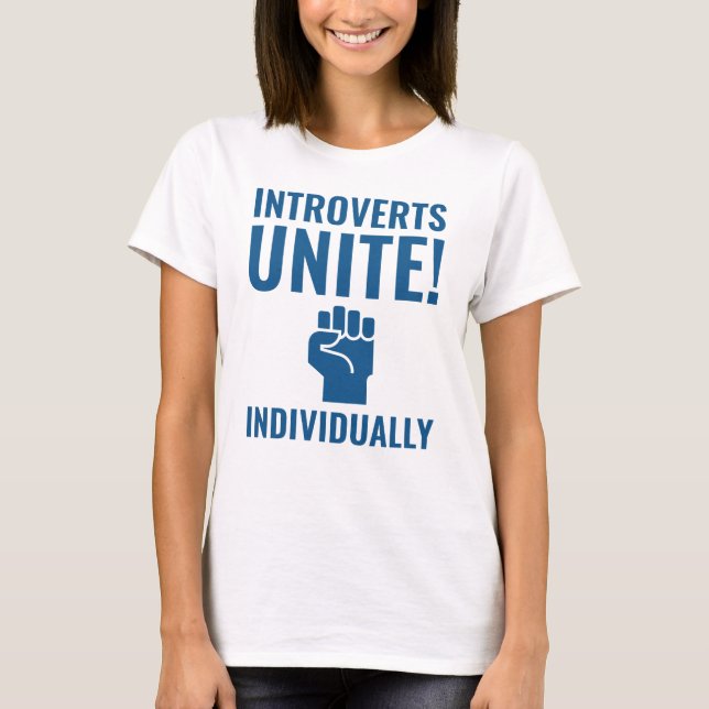 T-shirt Les introvertis unissent (Devant)