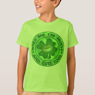T-shirt Les Irlandais mignons du jour de St Patrick