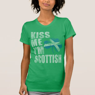 T-shirt Les Irlandais mignons m'embrassent que je suis le