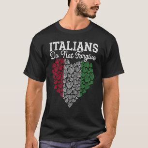 T-shirt Les Italiens Ne Pardonnent Pas L'Europe Pays Voyag