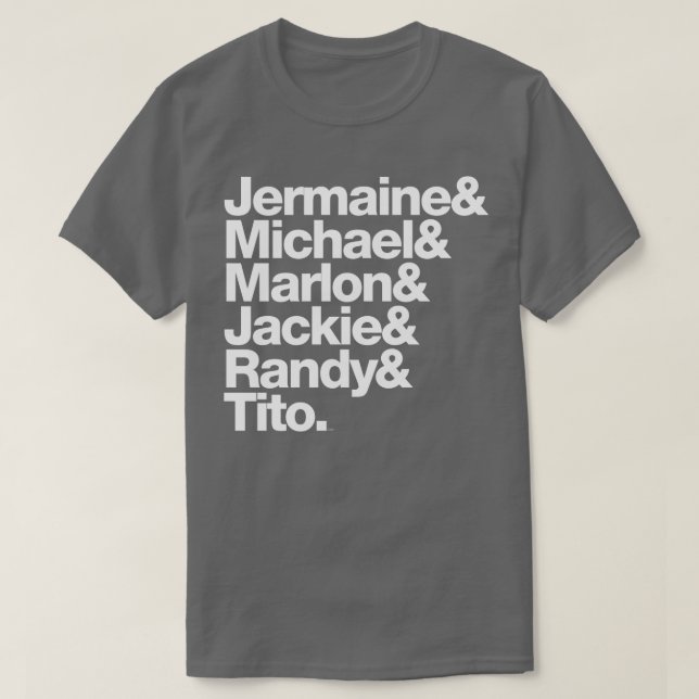 T-shirt Les Jacksons N'Oublient Pas Randy (Design devant)