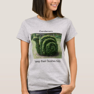 T-shirt Les jardiniers gardent leur tee - shirt topiaire