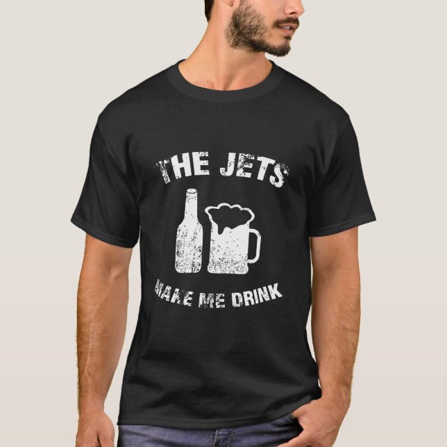 T-shirt Les Jets Me Font Boire (Devant)