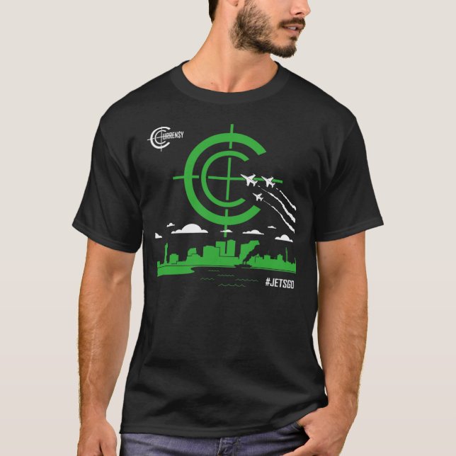 T-shirt Les jets vont pièce en t (Devant)
