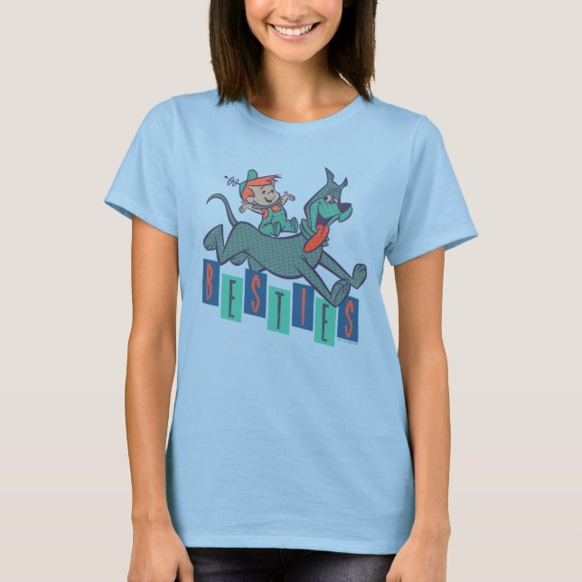 T-shirt Les Jetsons | Elroy & Astro Besties (Devant)