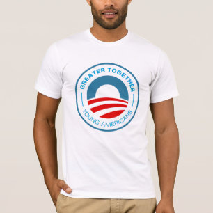 T-shirt Les jeunes Américains pour Obama 2012