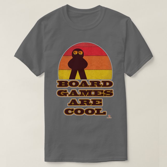 T-shirt Les Jeux De Conseil Sont Cool Fun Meeple Hipster (Design devant)