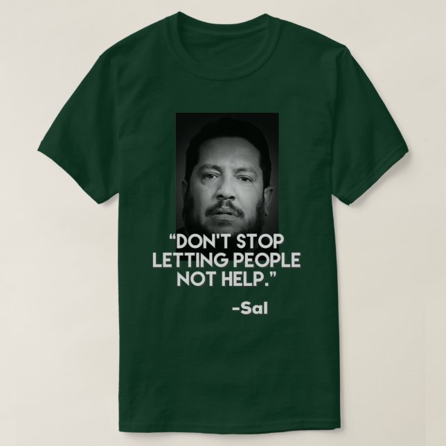 T-shirt Les jokers ne sont pas pratiques Sal quote concept (Design devant)