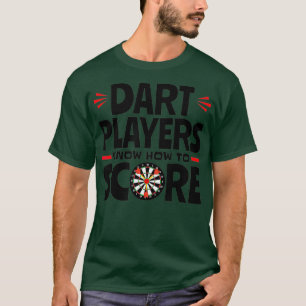 T-shirt Les Joueurs De Dart savent comment coder les fléch