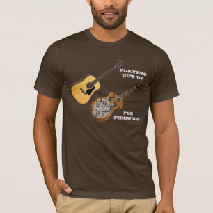 T-SHIRT LES JOUEURS DE GUITARE ONT COUPÉ DES DOBROS POUR