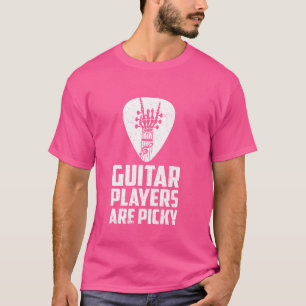 T-shirt Les Joueurs De Guitare Sont Picky Funny Skeleton B