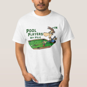 T-shirt Les joueurs de piscine obtiennent le feutre