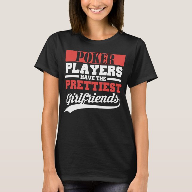 T-shirt Les joueurs de poker ont les plus belles petites a (Devant)