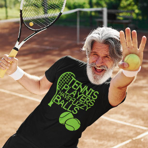 T-shirt Les joueurs de tennis ont des balles floues