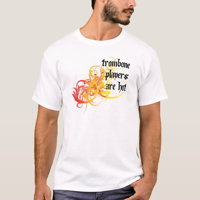 T-shirt Les joueurs de trombone sont chauds (Devant)