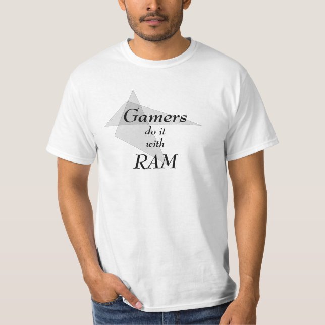 T-shirt Les joueurs le font avec RAM Custom ID T Shirt (Devant)