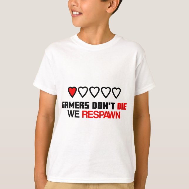 T-shirt Les joueurs ne meurent pas (Devant)